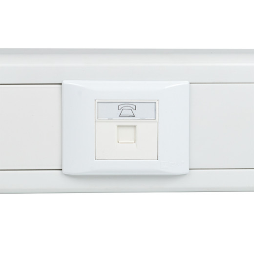 Розетка RJ11, 2 модуля EKF