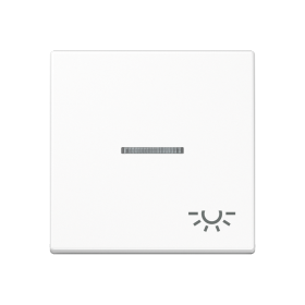 JUNG клавиша с символом освещения с подсветкой, белый