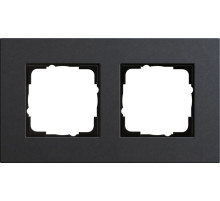 Gira ESP Lenoleum-Multiplex Антрацит Рамка 2-ая
