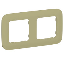 FLITE Рамка 2-мест. РУ-2-А-ФлО ол. IEK