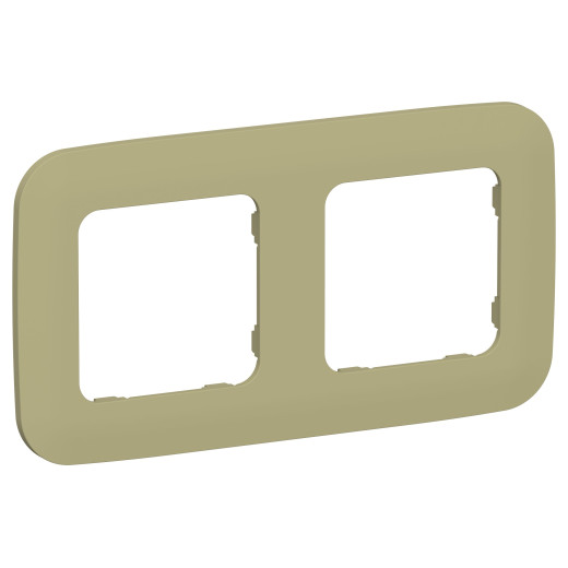 FLITE Рамка 2-мест. РУ-2-А-ФлО ол. IEK