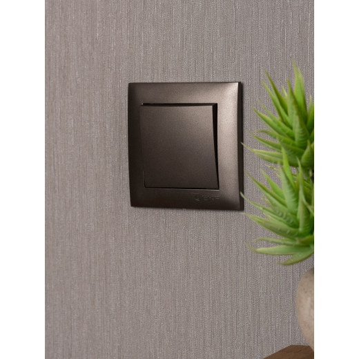 Валенсия Рамка 1-местная графит EKF