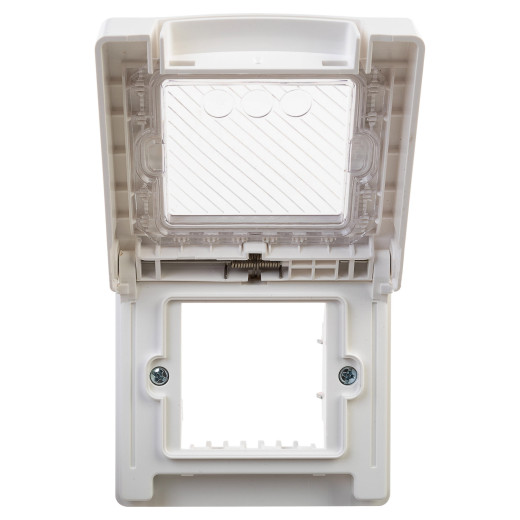 Рамка для монтажа в стену IP55, Avanti, белое облако, 2 модуля