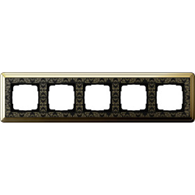 Gira ClassiX Art Латунь/Черный Рамка 5-ая