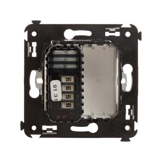 Диммер кнопочный в стену для LED ламп, Avanti, закаленная сталь