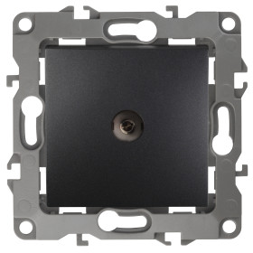 ЭРА 12-3101-05 Розетка TV одиночная, IP20, Эра12, антрацит (10/100/2500)