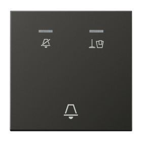 JUNG Клавиша для гостиничных кнопочных модулей 531KO5EUM24 или 531KO5EUM230, антрацит