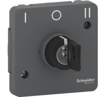 Schneider Electric Mureva Styl Антрацит Переключатель с ключом на 3 положения, 3А, IP55