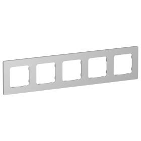 FLITE Рамка 5-мест. РУ-5-К-ФлА ал. IEK