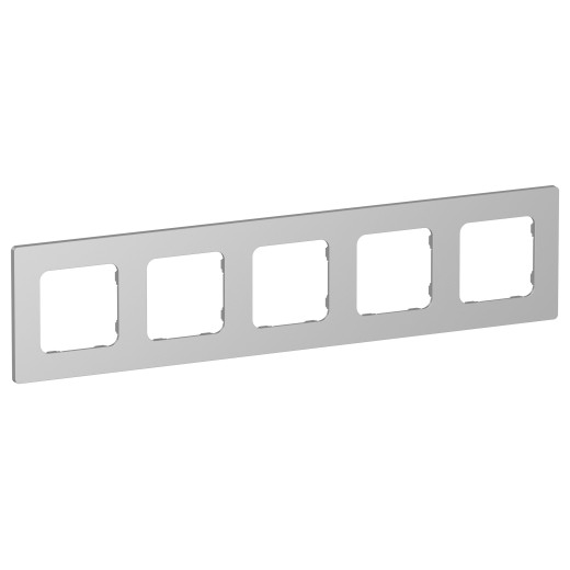 FLITE Рамка 5-мест. РУ-5-К-ФлА ал. IEK