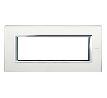 BT Axolute Матовое стекло Рамка 6 модулей прямоугольная.