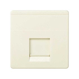 Simon 27 Мех Слоновая кость Адаптор на 1 RJ45(12) 75528-, 75540-, 75541-, 75544-39, широкий, шторки