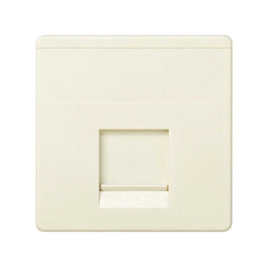 Simon 27 Слоновая кость Адаптор на 1 RJ45(12) 75528-, 75540-, 75541-, 75544-39, широкий, шторки