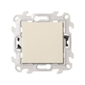 Simon 24 Слоновая кость Одноклавишный кнопочный выключатель Push&Go