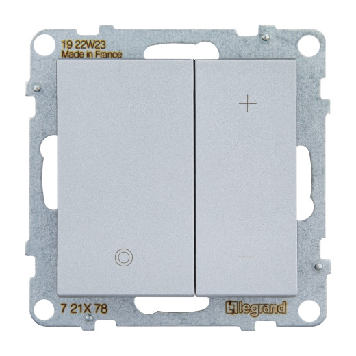 SUNO. Светорегулятор кнопочный универсальный 400Вт без нейтрали. Цвет 