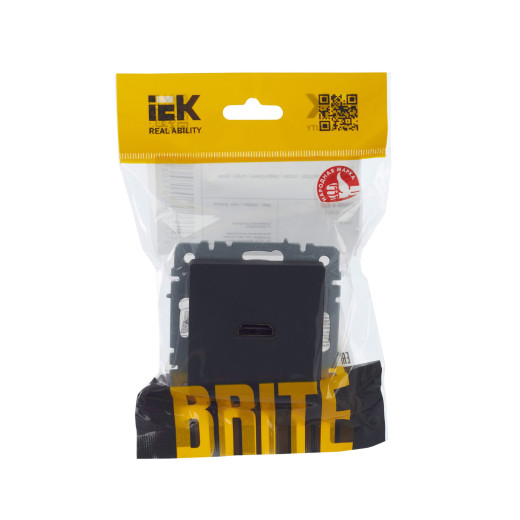 BRITE Роз. HDMI РHDMI-0-БрГ граф. IEK