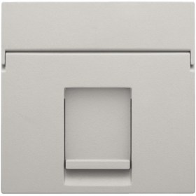 Niko Серый Накладка на розетку RJ,