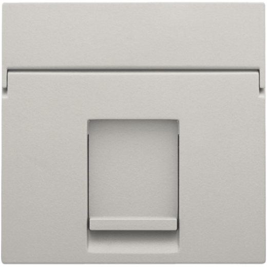 Накладка на розетку RJ,  серый