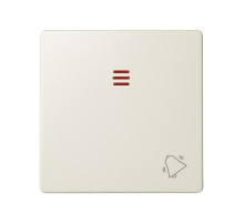 Simon 82 Слоновая кость Клавиша 1-ая с подсветкой и символом 