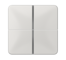 JUNG 4-клавишная накладка для пульта КNX, светло-серая, для серии СD