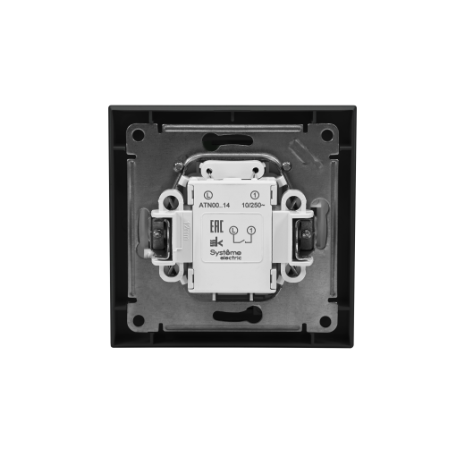 ATLASDESIGN ВЫКЛЮЧАТЕЛЬ карточный с подсветкой, 10А, без задержки отключения, механизм, КАРБОН