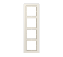 JUNG LSD Бежевая (дуропласт) Рамка 4-ая