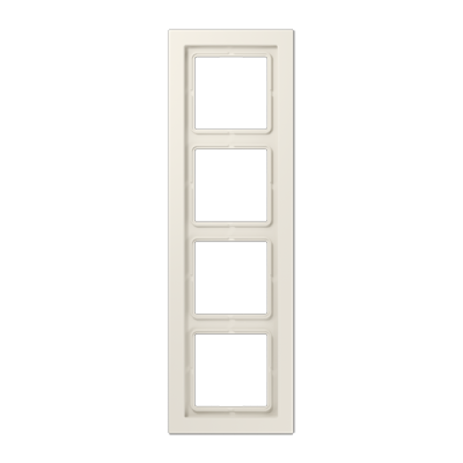 Рамка 4-кратная, слоновая кость