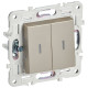 SKANDY Выключ. 2-кл. прох. с инд. 10А SK-V10Sh шамп. IEK
