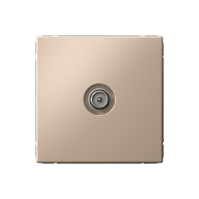 Systeme Electric ArtGallery Песочный TV Розетка проходная 4DB, механизм