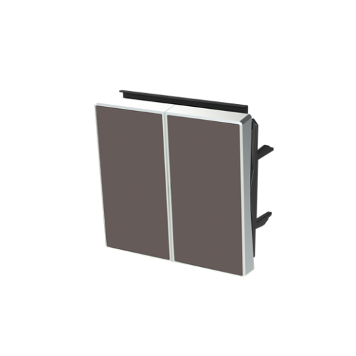 Клавиша для 2-клавишных выключателей/переключателей/кнопок, серия SKY, цвет Тауп