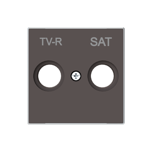 Накладка для TV-R-SAT розетки, серия SKY, цвет Тауп