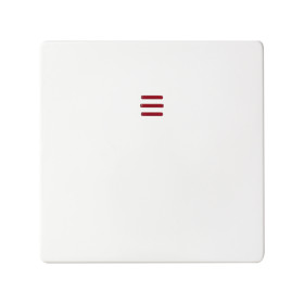 Simon S82 Concept Матовый белый, Клавиша для выключателя S75 с подсветкой