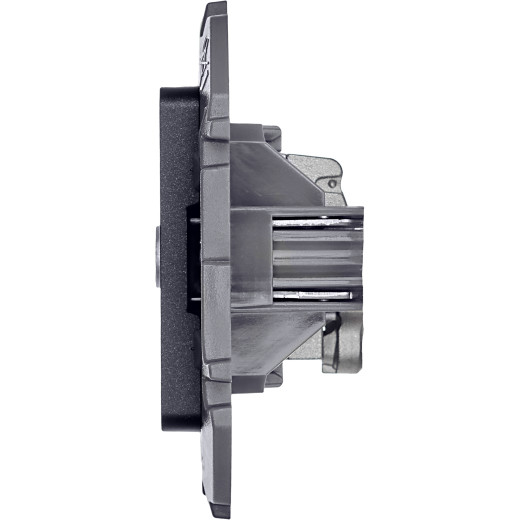 Розетка TV (телевизионная) - Legrand/Daccord Inspiria - проходная - антрацит