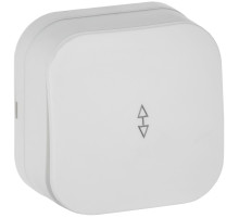 IEK GLORY Выключ. 1-кл. прох. о/у 10А ВСп10-1-0-ХБм бел. м.