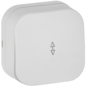 IEK GLORY Выключ. 1-кл. прох. о/у 10А ВСп10-1-0-ХБм бел. м.