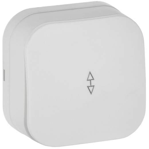 GLORY Выключ. 1-кл. прох. о/у 10А ВСп10-1-0-ХБм бел. м. IEK