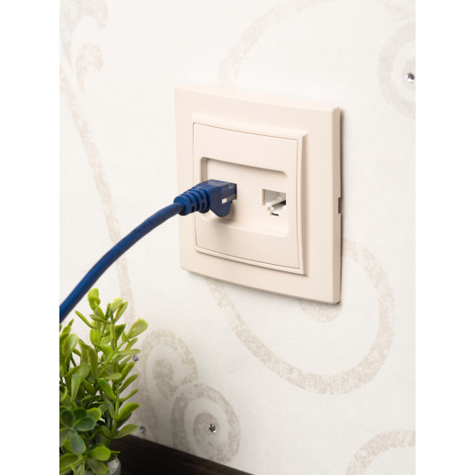 Розетка RJ-45 1-мест. СП бежевый Минск EKF