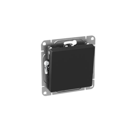 Механизм выключателя, одноклавишный, чёрный Эпика EKF