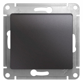 Systeme Electric Glossa Графит Выключатель 1-клавишный, сх.1, 10AX