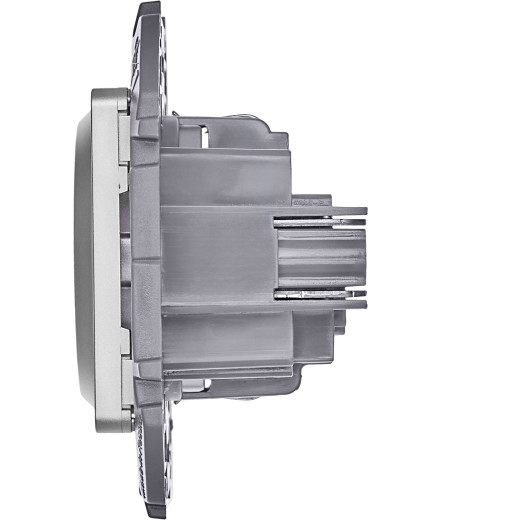 Розетка с заземлением - Legrand/Daccord Inspiria - без шторок 16А 250В винтовые зажимы - алюминий