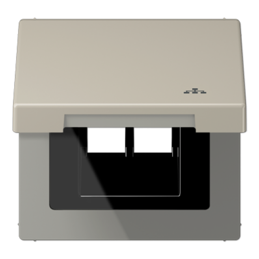 Накладка и крышка для двойных UAE розеток с символом 