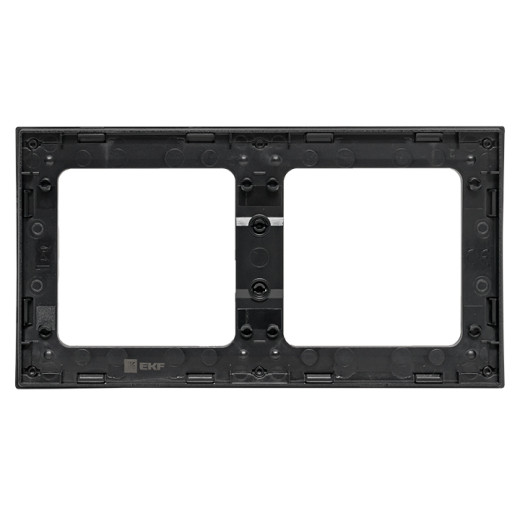 Стокгольм Рамка 2-местная черная EKF PROxima