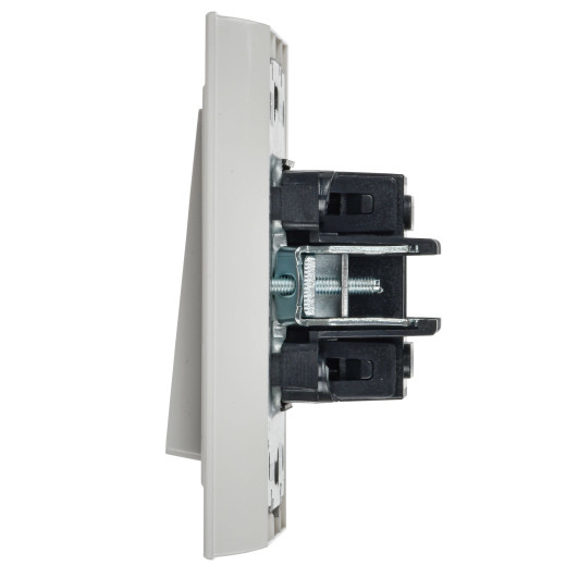 BRITE Выключ. 2-кл. прох. 10А ВС10-2-6-БрБ бел. IEK