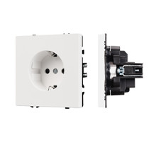 Arlight Механизм электрической розетки SCT-NOBE-MEU1-SFPL-WH (230V, 16A) (-)