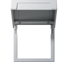 Gira System 55 Алюминий Монтажная рамка с крышкой