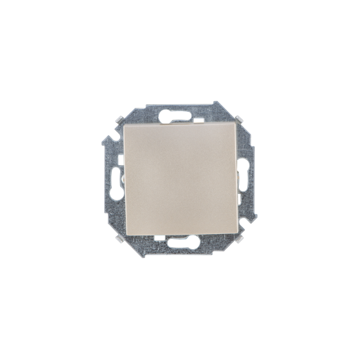 Simon 15 Шампань Выключатель проходной (переключатель), 16А, 250В, винт.заж.