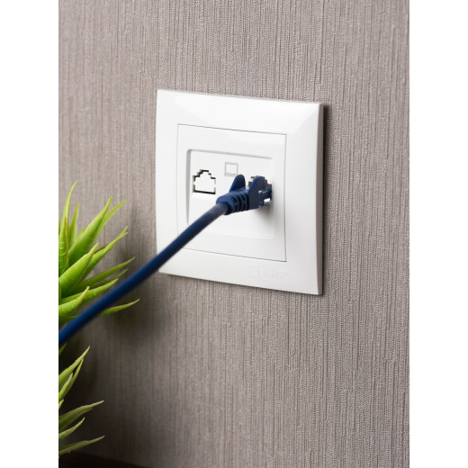Валенсия розетка компьютерная RJ-45 1-местная белая EKF PROxima