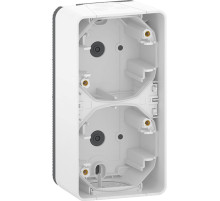 Schneider Electric Mureva Styl наруж Бел Бокс 2-ой для накладного вертикального монтажа, IP55