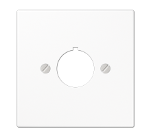 JUNG Крышка для установки специальных изделий Ø22,5 мм с несущим каркасом белая