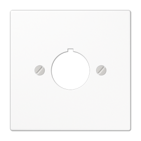 JUNG Крышка для установки специальных изделий Ø22,5 мм с несущим каркасом белая